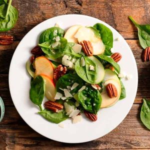 Ensalada-de-Espinacas-y-Manzana-Receta